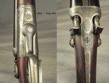 PURDEY 450 3 1/4" BPE- A TOTALLY ORIG 1890 RIFLE & CASE EXCEPT Bbls. REBLACKED- OWNED by H. R. H. PRINCE ARTHUR of CONNAUGHT- BORES LIKE NEW- CAS - 6 of 9