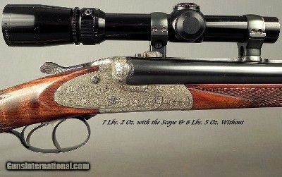 FRANZ SODIA 20 x 20 x 22 WIN. CENTERFIRE (5.6 x 35R) DRILLING- 1941 QUALITY- EXC PLUS COND- ALL 3 BORES EXC PLUS- 99% ENGRAVED- EXC.WOOD - Image 2 of 9