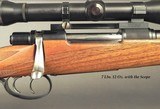 BRNO 8 x 57JS (.323") MADE in 1948- MOD 22F- NEAT SMALL RING MAUSER ACTION- MANNLICHER STOCK- EXC. COND.- OVERALL 95% PIECE- EXC. BORE - 2 of 5