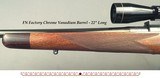 FN MAUSER 270 CUSTOM STOCKED by JACK HUFFMAN- FN Bbld. ACTION FROM 1951- NICE HUFFMAN STOCK- VERY ACCURATE with FACTORY AMMO .342" & .897" - 5 of 5