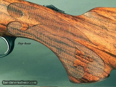 LENARD BROWNELL 7mm REM. MAG.- BROWNELL TOTAL CUSTOM- SAKO ACTION- #68 OF 129 CUSTOMS WHERE HE DID IT ALL- FLEUR-DE-LIS CHECKERING-OVERALL 96%-SOLD - Image 5 of 7