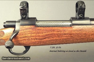 LENARD BROWNELL 7mm REM. MAG.- BROWNELL TOTAL CUSTOM- SAKO ACTION- #68 OF 129 CUSTOMS WHERE HE DID IT ALL- FLEUR-DE-LIS CHECKERING-OVERALL 96%-SOLD - Image 2 of 7