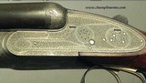 GRAHAM (SCOTLAND) 12 BORE SIDELOCK EJECT- SUPER ENGRAVING & WOOD- ORIG. PIECE- 25" CHOPPER LUMP Bbls.- ONLY 6 Lbs. 7 Oz.- ALL ORIG.- CASE - 4 of 8