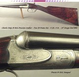 CHARLES DALY 28 BORE- LINDNER PRUSSIAN MADE- 24" EXTRACT KRUPP STEEL Bbls.- ONLY 4 Lbs. 8 Oz.- EXC WOOD- EXC Bbls. INSIDE & OUT- 2 3/4" - 1 of 6