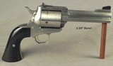 FREEDOM ARMS 454 CASULL- MOD 83 PREMIER GRADE- 4 3/4" ROUND Bbl.- STAINLESS STEEL- ADJUSTABLE REAR SIGHT- SEMI-BRIGHT BRUSHED FINISH-BOX & PAPERS - 2 of 4