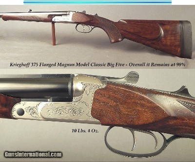 KRIEGHOFF 375 FLANGED MAG.- MOD CLASSIC BIG FIVE- ADJUSTABLE Bbls. for REGULATION- 23 5/8" EXTRACTOR Bbls.- OVERALL 98% COND.-PRESENTLY 15 3/4