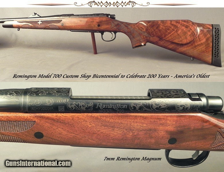 REMINGTON MOD 700 BICENTENNIAL CUSTOM SHOP To CELEBRATE 200 YEARS As ...