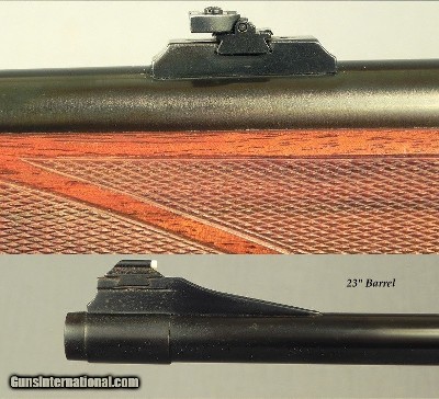 DALE GOENS 30-06- MADE in 1974- MAUSER ACTION- CLASSIC STYLE- NICE WORKMANSHIP- GOENS WRAP AROUND FLEUR-DE-LIS CHECKERING- EXC. CLARO WALNUT STOCK - Image 7 of 8