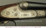 FRANCOTTE 12- MOD 35 MADE in 1905- 26 3/4" Bbls.- RIB EXTENSION CROSSBOLT- ORIG. BORES & CHOKES- 98% ENGRAVING- SIDECLIPS- STRAIGHT STOCK-6/14 - 6 of 6