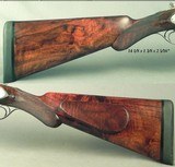 BELGIUM 16 SIDELOCK by RAICK FRERES in 1945- 98% COVERAGE of RENAISSANCE GAME SCENE ENGRAVING- MODERN LONDON PROOF in 2005- 27 5/8" EJECT Bbls. - 5 of 6