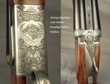 CHAPUIS 470 N. E.- NEW- MOD ELAN CLASSIC- VERY NICE WOOD- 95% FLORAL ENGRAVING & GAME SCENE- REMOVABLE BLOCKS in RIB for SCOPE MOUNTS or RED DOT - 4 of 5