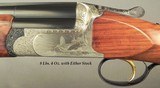 PERAZZI SC3 12- 29 1/2" V R Bbls.- 7 BRILEY CHOKES- 95% COVERAGE of GAME BIRD ENGRAVING- REMAINS in 97% COND- NICE WOOD- 2 STOCKS- 1985- 8 Lbs. 4 - 7 of 9