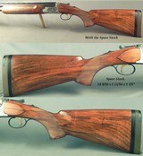 PERAZZI SC3 12- 29 1/2" V R Bbls.- 7 BRILEY CHOKES- 95% COVERAGE of GAME BIRD ENGRAVING- REMAINS in 97% COND- NICE WOOD- 2 STOCKS- 1985- 8 Lbs. 4 - 6 of 9