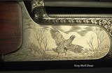 PERAZZI SC3 12- 29 1/2" V R Bbls.- 7 BRILEY CHOKES- 95% COVERAGE of GAME BIRD ENGRAVING- REMAINS in 97% COND- NICE WOOD- 2 STOCKS- 1985- 8 Lbs. 4 - 2 of 9