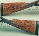 BELGIUM 12 O/U SIDELOCK EJECT- 1937- SOLD by PIRLET ARMURIERS in PARIS- 29 1/4" SOLID RIB BBLS.- NEAR EXHIBITION WOOD- 97% L. SMEETS ENGRAVED- 6/ - 3 of 7