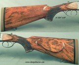 CHAPUIS 470 N. E.- NEW- MOD ELAN CLASSIC- VERY NICE WOOD- 95% FLORAL ENGRAVING & GAME SCENE- REMOVABLE BLOCKS in RIB for SCOPE MOUNTS or RED DOT - 3 of 4