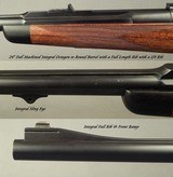 DUANE WIEBE 375 H&H- COMPLETE & TOTAL CUSTOM PRE-64 MOD 70- MACHINED INTEGRAL FULL FEATURED BARREL w / FULL LENGTH RIB- OCTAGON to ROUND- TALLEY QD - 3 of 7