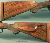 DUANE WIEBE 375 H&H- COMPLETE & TOTAL CUSTOM PRE-64 MOD 70- MACHINED INTEGRAL FULL FEATURED BARREL w / FULL LENGTH RIB- OCTAGON to ROUND- TALLEY QD - 4 of 7