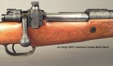 TOM SHELHAMER 375 H&H TOTAL ENGRAVED Sgl SQUARE MAG MAUSER- OUTSTANDING ENGRAVING with 98% COVERAGE on the ACTION- AS NEW- 1953 GUN DIGEST - 2 of 10