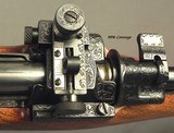TOM SHELHAMER 375 H&H TOTAL ENGRAVED Sgl SQUARE MAG MAUSER- OUTSTANDING ENGRAVING with 98% COVERAGE on the ACTION- AS NEW- 1953 GUN DIGEST - 5 of 10