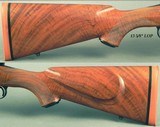 KIMBER of OREGON 270 WIN- SUPER GRADE MOD 89 BGR- INTEGRAL DOUBLE SQUARE BRIDGE DOVETAILS- REMAINS UNFIRED & in the BOX- VERY NICE WOOD - 3 of 4
