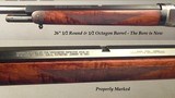 WINCHESTER 38-55 MOD 1894 DELUXE TAKEDOWN- NEW 1/2 ROUND 1/2 OCTAGON Bbl. by BRIAN DUDLEY- WITH ORIG 32 SPECIAL Bbl. - EXC DELUXE GRADE WOOD-MARBLE - 3 of 5