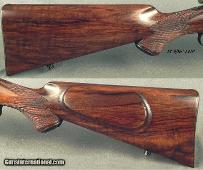 R. G. OWEN, 30-06- FULL KORNBRATH ENGRAVING- SPRINGFIELD ACTION- PERIOD GRIFFIN & HOWE SIDE MOUNT- PERIOD ZEISS SCOPE- GOLD GRIZZLY- EXC. COND.- SOLD - Image 5 of 9