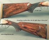 CHAPUIS 470 N. E.- NEW- MOD ELAN CLASSIC- VERY NICE WOOD- 95% FLORAL ENGRAVING & GAME SCENE- REMOVABLE BLOCKS in RIB for SCOPE MOUNTS or RED DOT - 3 of 5