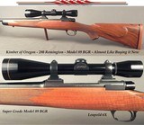 KIMBER of OREGON 280 REM- SUPER GRADE MOD 89 BGR- COMES with a LOT of FACTORY AMMO- INTEGRAL Dbl SQUARE BRIDGE DOVETAILS- APPEARS UNFIRED- LEUPOLD 6 - 1 of 4