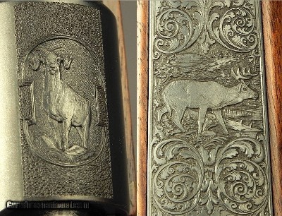 NIEDNER 250-3000- FULL KORNBRATH ENGRAVED- SHELHAMER STOCKED- SHORT KURZ MAUSER- REMAINS in EXC PLUS COND- BY NIEDNER in 1934- NICE FRENCH WALNUT-SOLD - Image 5 of 10