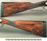 AYA 12 BORE 2 Bbl. SET BEST MOD 52 SIDELOCK- SUPERB ENGRAVING- MADE in 1947- BOTH Bbls 27 3/4" CHOPPER LUMP THIRD BITE- ALL ORIG BORES & CHOKES - 5 of 5