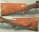 WINCHESTER 30-06- PRE-64 MOD 70 CUSTOM- OCTAGON Bbl. with an INTEGRAL FRONT RAMP- VERY NICE STOCK WORK in a CLASSIC STYLE- WELL CUT CHECKERING - 3 of 4