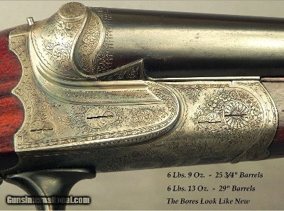 GEYGER 1938 TOP QUALITY SUHL MADE 12 BORE 2 Bbl. SET BOXLOCK EJECT- TOTALLY ORIG & EXC COND- A VERY WELL KEPT-PIECE- EXC ENGRAVING & WOOD- NICE - Image 2 of 5