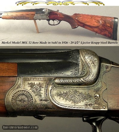 MERKEL 12- 1926- MOD 301E- CLASSIC SUHL- 29 1/2