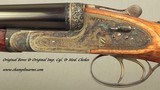 HOLLAND & HOLLAND 12 BORE ROYAL- TOTALLY ORIG- 96% ORIG CASE COLORS- OVERALL 95% COND- EXC WOOD- ORIG LEATHER TRUNK- ORIG I. C. & M- MADE in 1965 - 2 of 8