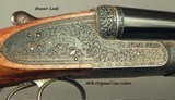 HOLLAND & HOLLAND 12 BORE ROYAL- TOTALLY ORIG- 96% ORIG CASE COLORS- OVERALL 95% COND- EXC WOOD- ORIG LEATHER TRUNK- ORIG I. C. & M- MADE in 1965 - 3 of 8