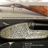 PIOTTI 12 SIDELOCK EJECT- LIKE NEW & OVERALL 98%- EXC WOOD- 27