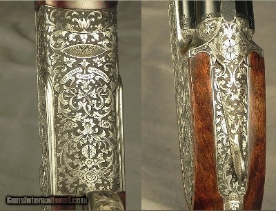 PIOTTI 20 BORE O/U MODEL BOSS BEST GUN - EXHIBITION WOOD - OUTSTANDING ENGRAVING by GIACOMO FAUSTI at CREATIVE ART - 28