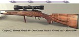COOPER 22 HORNET MODEL 40- UNFIRED- LEUPOLD 3 x 9- 24