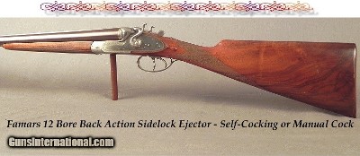 FAMARS / A&S 12 HAMMER GUN- MODEL CASTORE- SELF-COCKING or MANUAL COCKING- 27