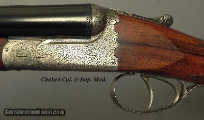 FERLIB 12 BORE BOXLOCK GAME GUN- 1975- 27 5/8