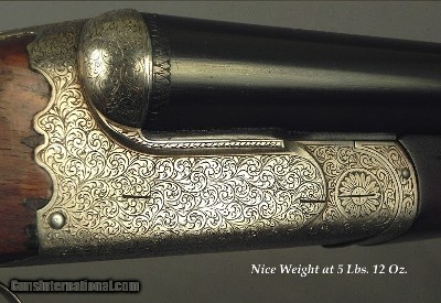 FERLIB 12 BORE BOXLOCK GAME GUN- 1975- 27 5/8
