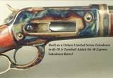 TURNBULL WINCHESTER 50 EXP. & 45-70 MOD 1886 DELUXE LIMITED SERIES TAKEDOWN- BRO. ARMS 45-70 & TURNBULL 50 EXP.- OVERALL 97% COND.- BORES as NEW - 2 of 9
