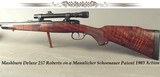 MASHBURN ARMS 257 ROBERTS- TOTAL DELUXE with SUPERB ENGRAVING & EXC WOOD- 1/4 RIB- VINTAGE LYMAN ALASKAN SCOPE- OVERALL 98% COND- MS 1903 ACTION- NICE - 1 of 11
