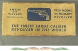 SMITH & WESSON 44 S&W SPEC- PRE-MODEL 21- .44 HAND EJECTOR MODEL of 1950 MILITARY- SHIPPED MARCH 2, 1955- 4