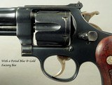 SMITH & WESSON 38 S&W SPEC- MOD .38/44 OUTDOORSMAN- SHIPPED SEPT. 6, 1946- 6 1/2