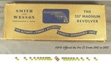 SMITH & WESSON 357 MAG.- PRE-MODEL 27- SHIPPED NOV. 23, 1954- 8 3/8