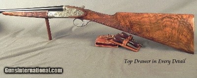 ARMI ART 410- OUTSTANDING ENGRAVING by MUFFOLINI- EXHIBITION WOOD- ITALIAN BEST SIDELOCK- 27