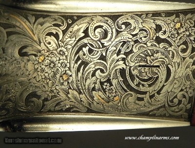 ARMI ART 410- OUTSTANDING ENGRAVING by MUFFOLINI- EXHIBITION WOOD- ITALIAN BEST SIDELOCK- 27