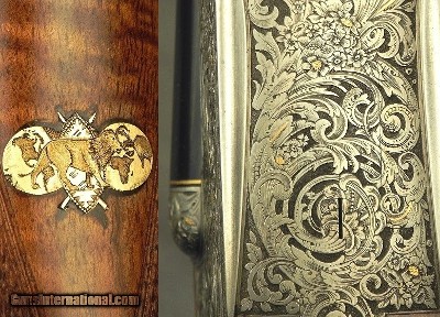 ARMI ART 410- OUTSTANDING ENGRAVING by MUFFOLINI- EXHIBITION WOOD- ITALIAN BEST SIDELOCK- 27